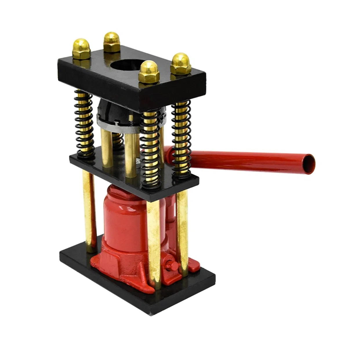 Maquina Multicapa Herienta de prensado manguera plástico manual 8 dientes tipo D, abrazadera hidráulica sobremesa, máquina prensadora tubos alta presión 12~20mm