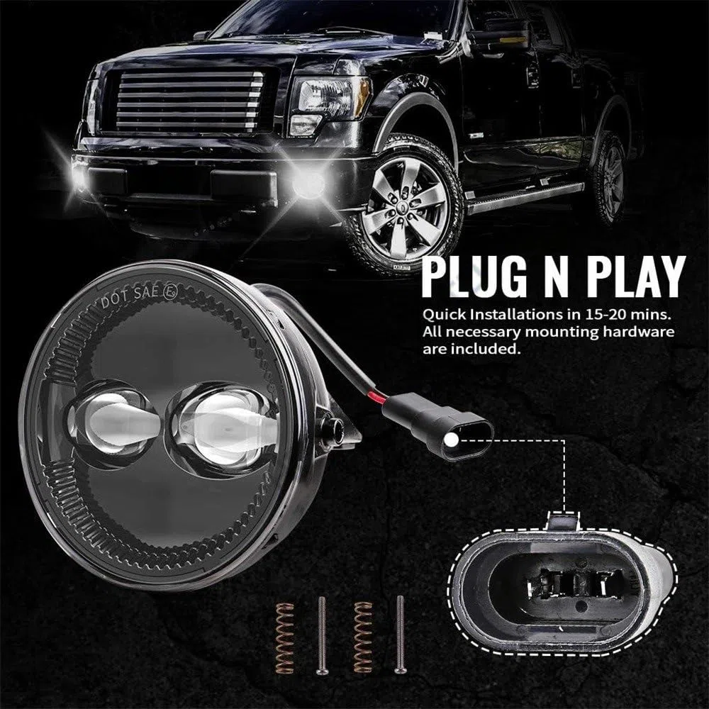 Luces Antiniebla LED Para Ford Para F150 Camión 2004 05 06 07 08 09 10 2011 2012 2013 2014 Conjunto Luz Conducción Parachoques Luces Antiniebla Luz Niebla