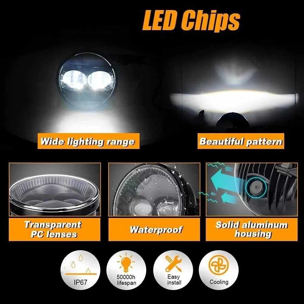 Luces Antiniebla LED Para Ford Para F150 Camión 2004 05 06 07 08 09 10 2011 2012 2013 2014 Conjunto Luz Conducción Parachoques Luces Antiniebla Luz Niebla