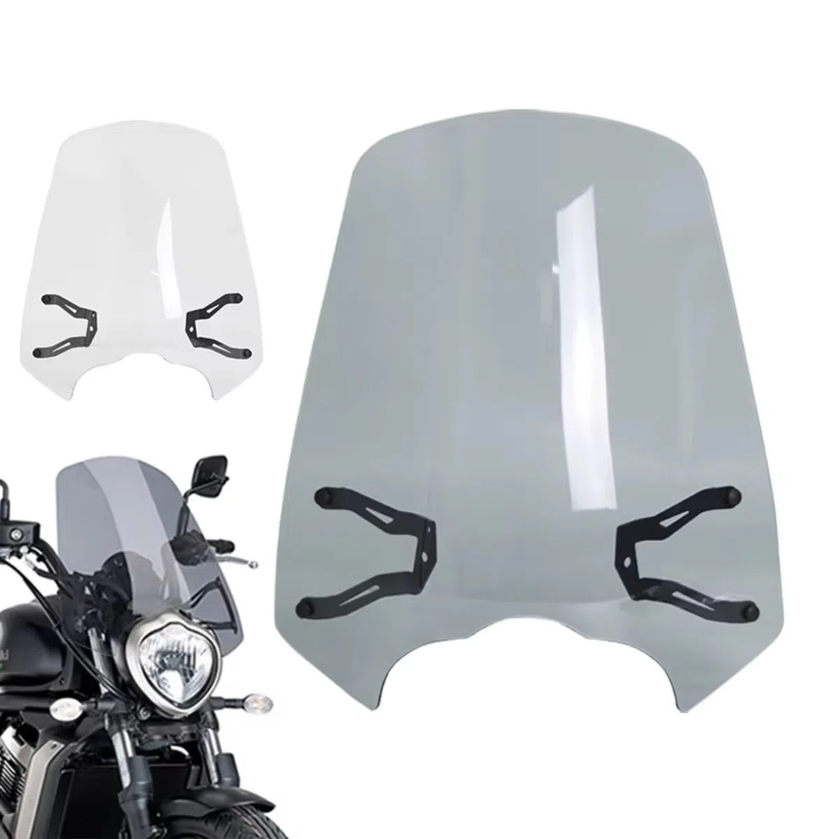 Compatible con para Vulcan para S650 para EN650 para VN650 2015-2024 Parabrisas Accesorios De Motocicleta Soporte Deflector Motocicleta