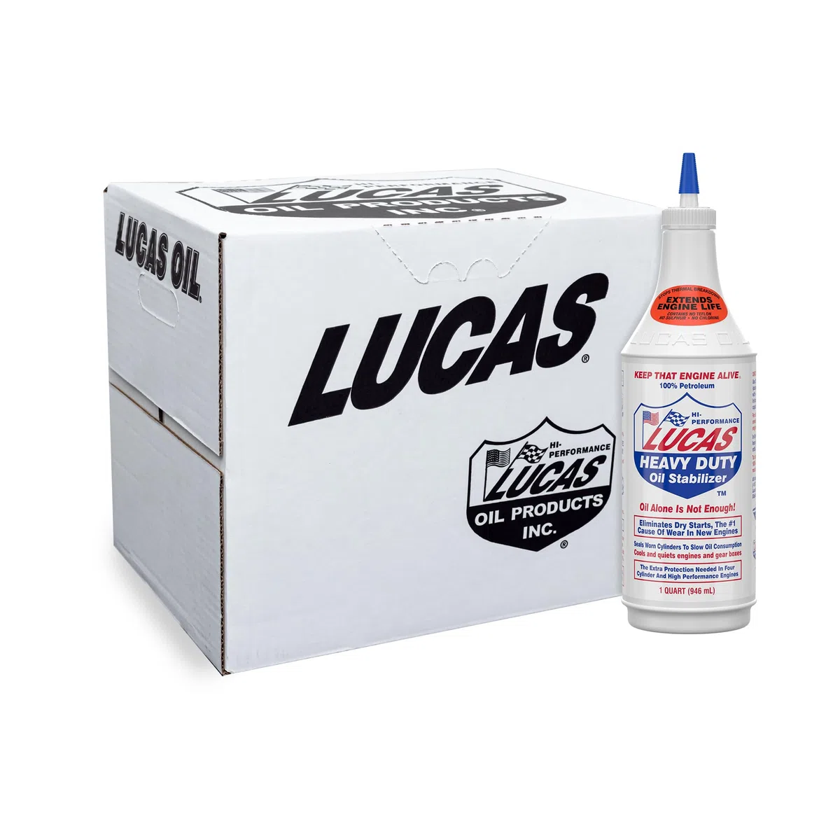 Lucas 10001 – 12pk – resistente estabilizador de aceite – 32 oz, (Pack de 12)