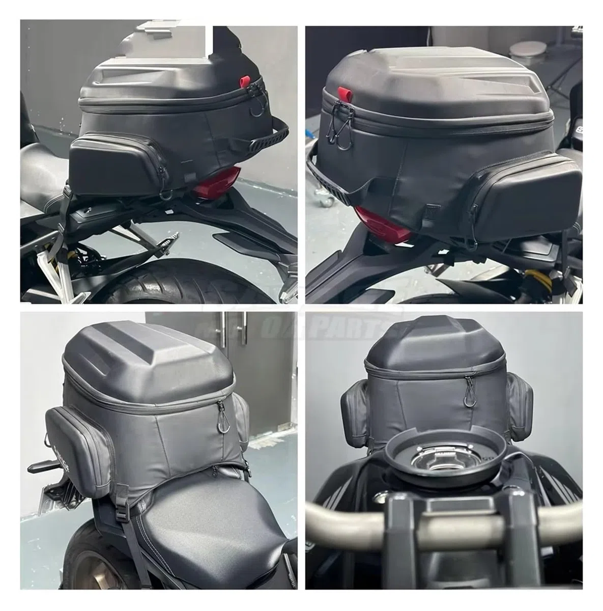 Bolsas Laterales Defensas Moto para CBR650R para CB650R 2025 para CB1000R Impermeable Trasero Viaje Conductor Equipaje Respaldo Asiento Gran Capacidad Sillín Bolsa