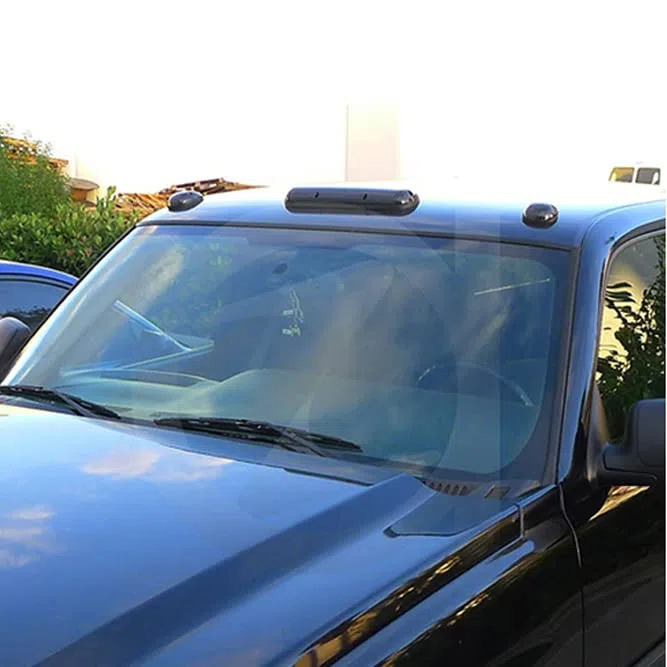 3 Uds Luces LED De Posición De Cabina Luces De Despeje De Techo Luces De Marcha para Camioneta,Smoke Yellow Light
