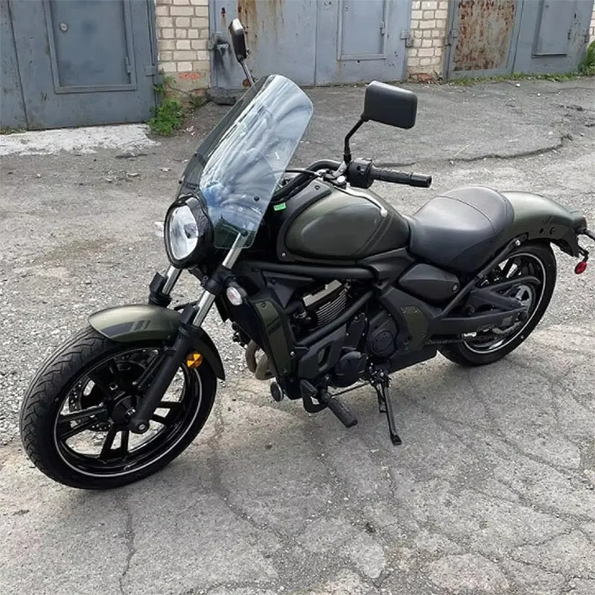 Compatible con para Vulcan para S650 para EN650 para VN650 2015-2024 Parabrisas Accesorios De Motocicleta Soporte Deflector Motocicleta