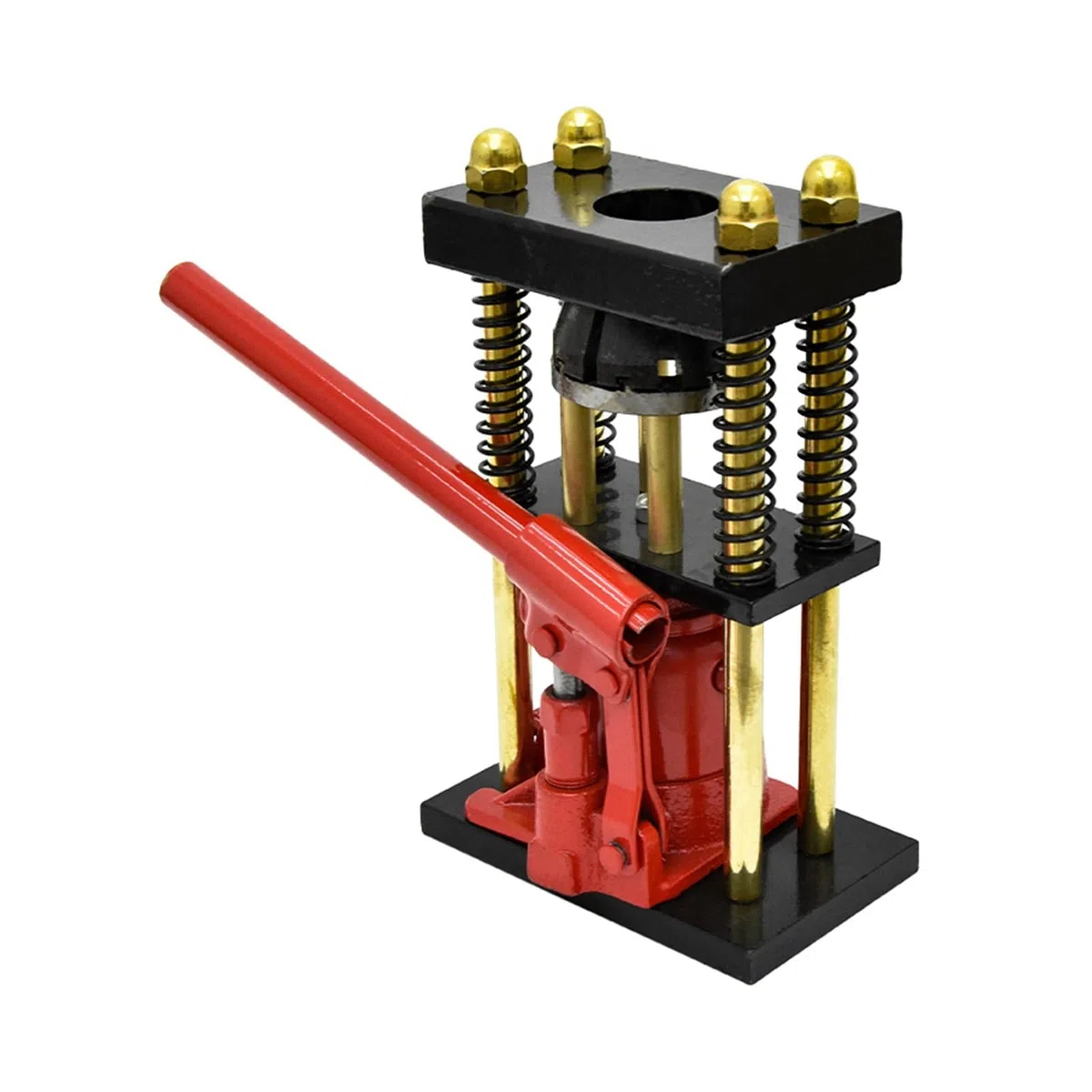 Maquina Multicapa Herienta de prensado manguera plástico manual 8 dientes tipo D, abrazadera hidráulica sobremesa, máquina prensadora tubos alta presión 12~20mm