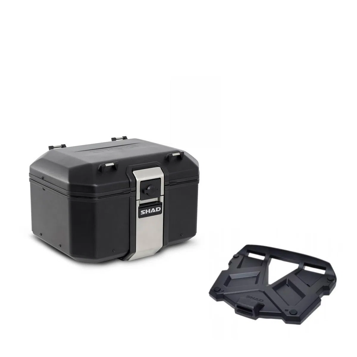 Baul Tr48 Black + Parrilla Terra Plástic KIT-565853