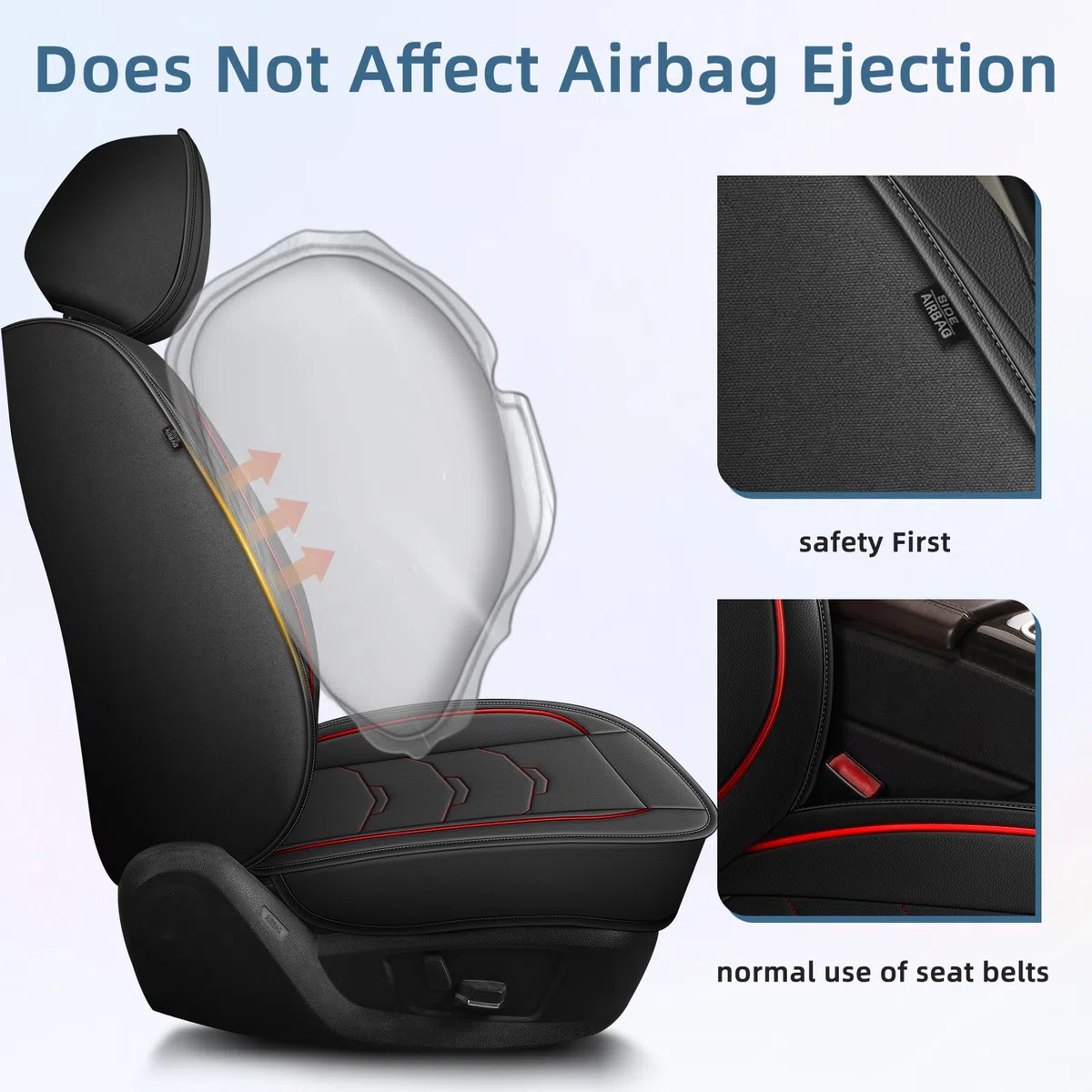 Fundas de asiento para Hyundai Tucson 2005-2025 2026, juego completo de cuero de lujo, impermeable, resistente a los arañazos, cojín de asiento automotriz compatible con bolsa de aire (5