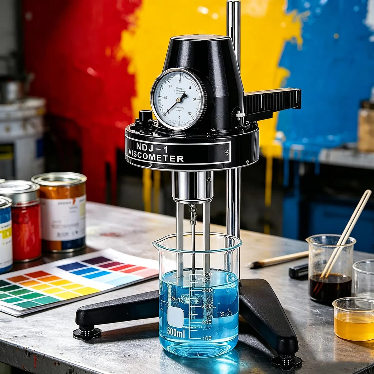 Viscosímetro rotativo portátil para Grasa,Pintura,Adhesivos